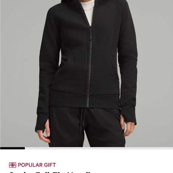 Lululemon Scuba Full-Zip Hoodie Black Size 0 2022 Version - Picture 2 of 12